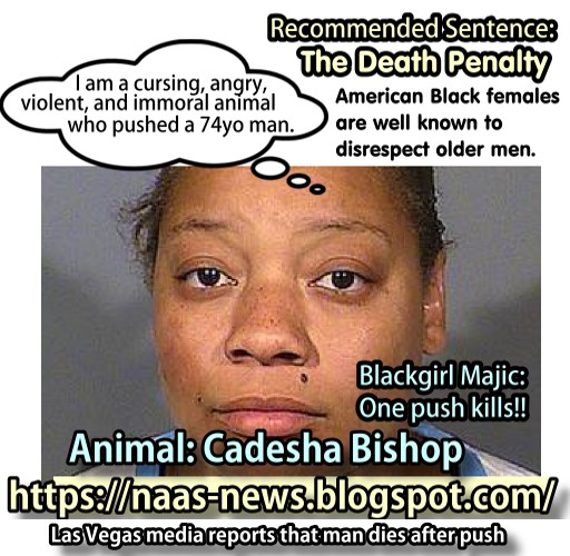 Angry Black woman Cadesha Bishop