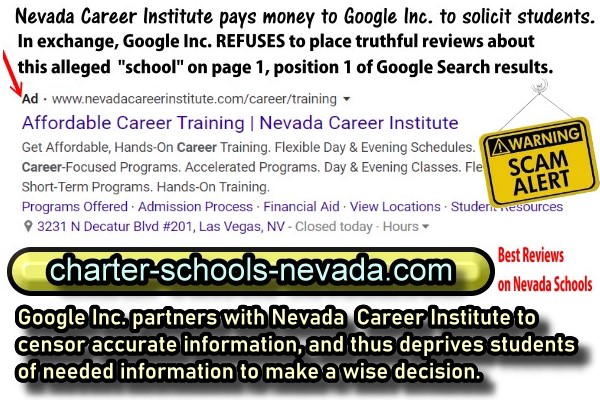 Nevada Career Institute Google Reviews